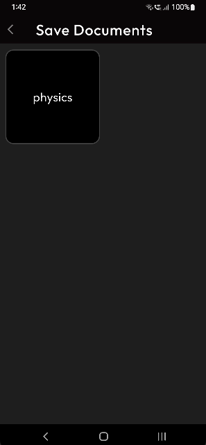 SnapNotes Capture Screen